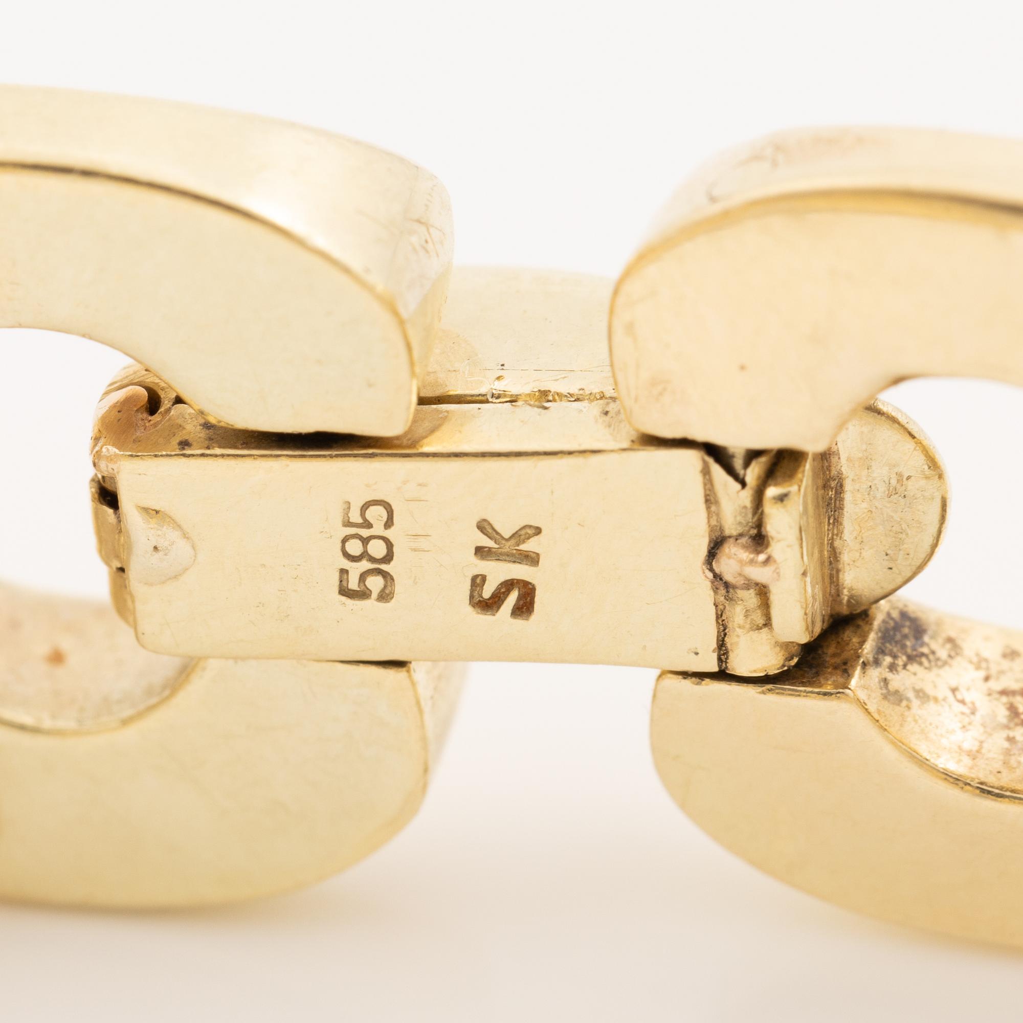 Arm bracelet, 14K gold.