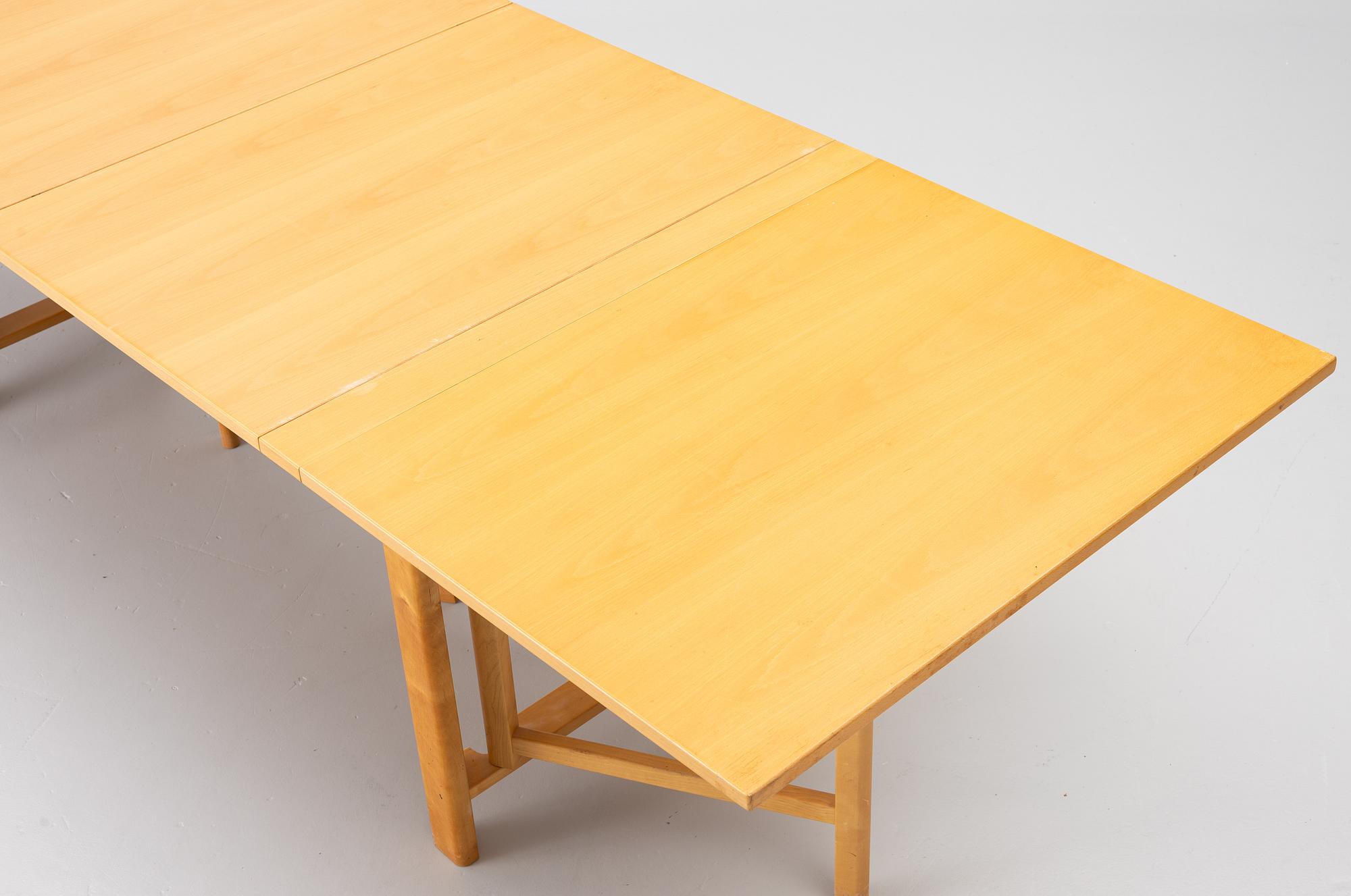 Bruno Mathsson, “Maria Flap” drop-leaf table, Mathsson International.