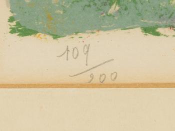 Theo Tobiasse, lithograph in colours, signed 109/200.