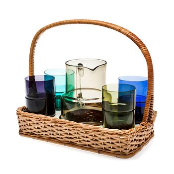 130. Saara Hopea, A JUICE GLASS SET.