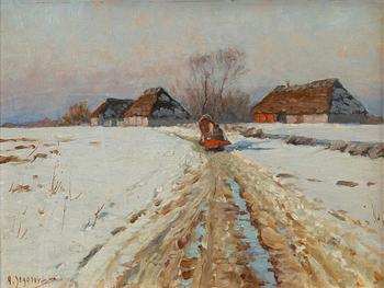 Andrei Afanasevich Jegorov, Sleigh ride.