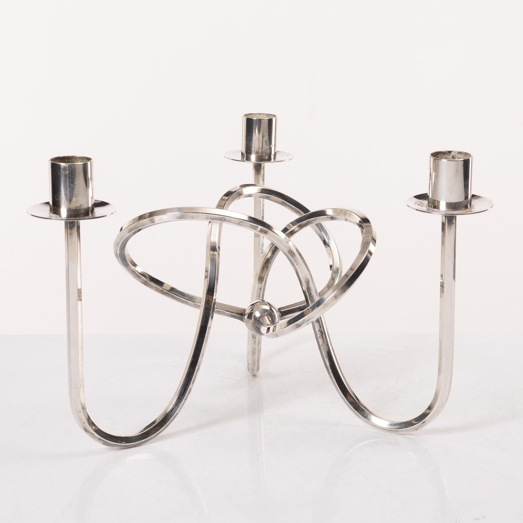 Josef Frank, a 'Vänskapsknuten' candelabrum, Svenskt Tenn.