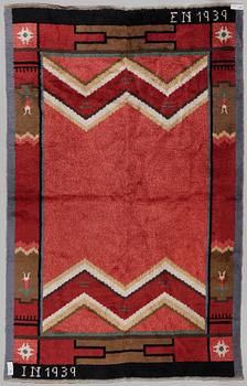 MATTA, flossa, Sverige, signerad och daterad 1939. Ca 288 x 196.