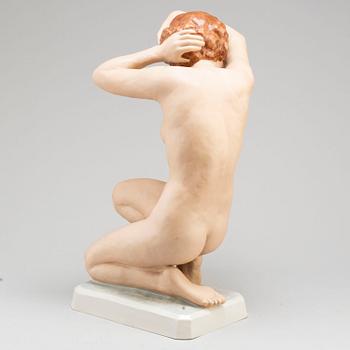 ELLY STROHBACH-KÖNIG, a porcelain sculpture, Royal Dux mid 20th century.