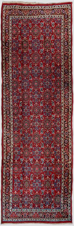 Matta, orientalisk, ca 407x126 cm.