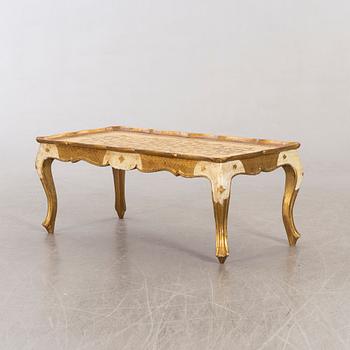 An mid 20th century sofa table in Louis XV-style from Paoletti, Firenze Italy.