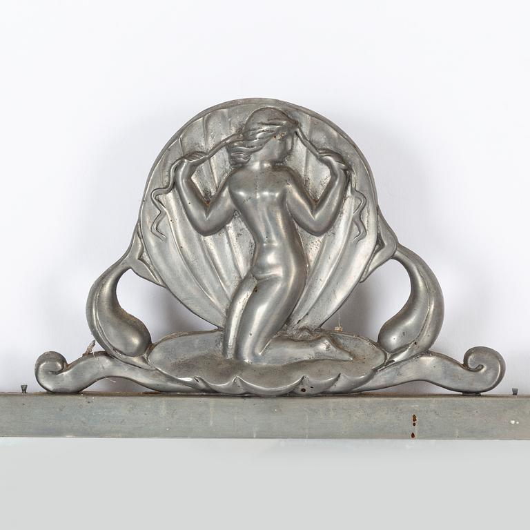 Oscar Antonsson, A Swedish Grace mirror, Ystad MEtall, Sweden, 1930.