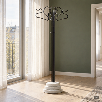 Coat rack, late 20th century.