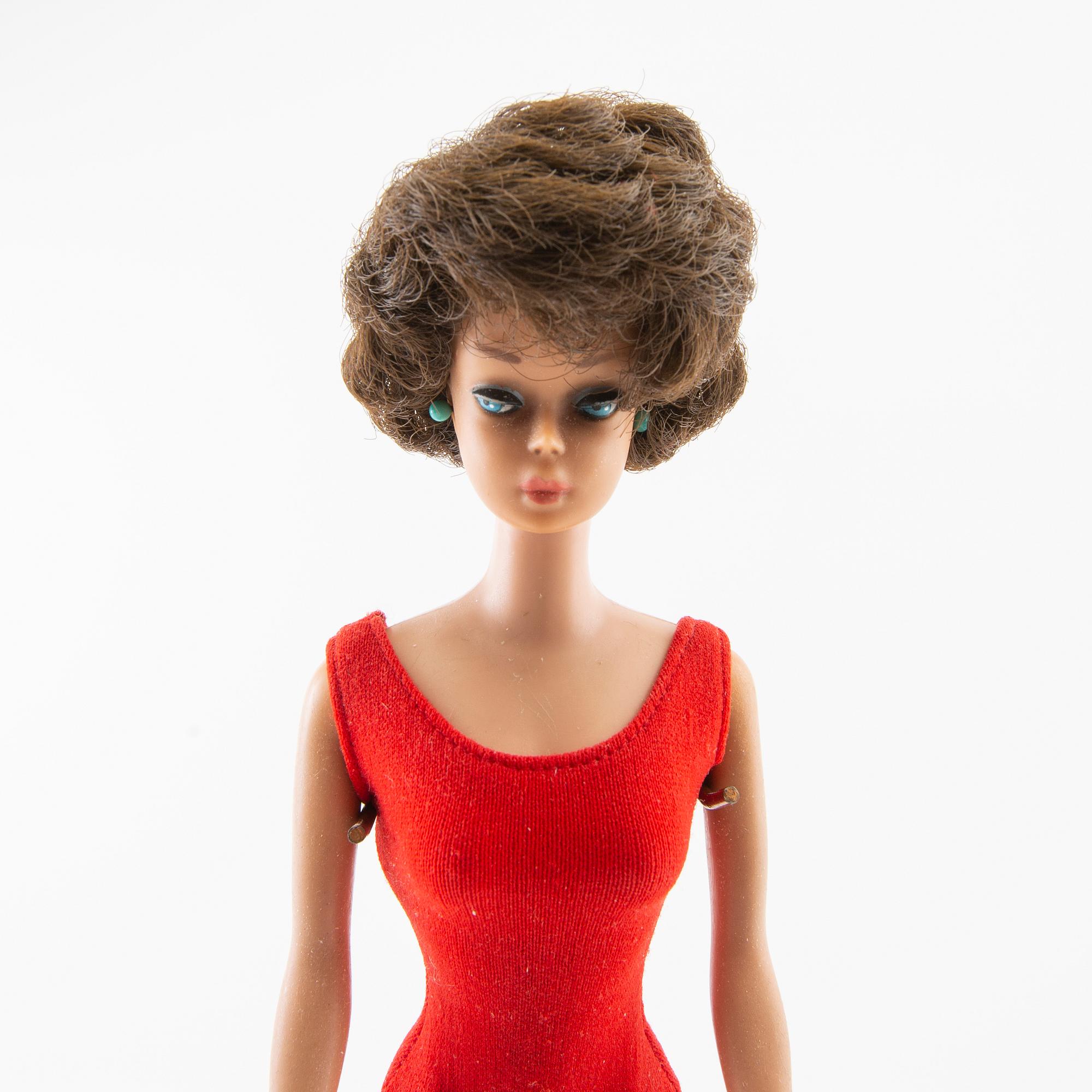 Docka Barbie med tillbehör Mattel 1960-tal Japan.