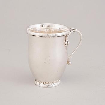 A silver mug by Georg Jensen, model 127, Copenhagen 1920/30's.