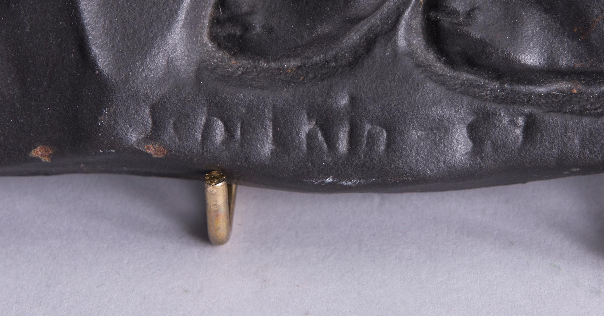 MIKAEL SCHILKIN, relief, gjutjärn, Högfors, signerad och daterad -57.