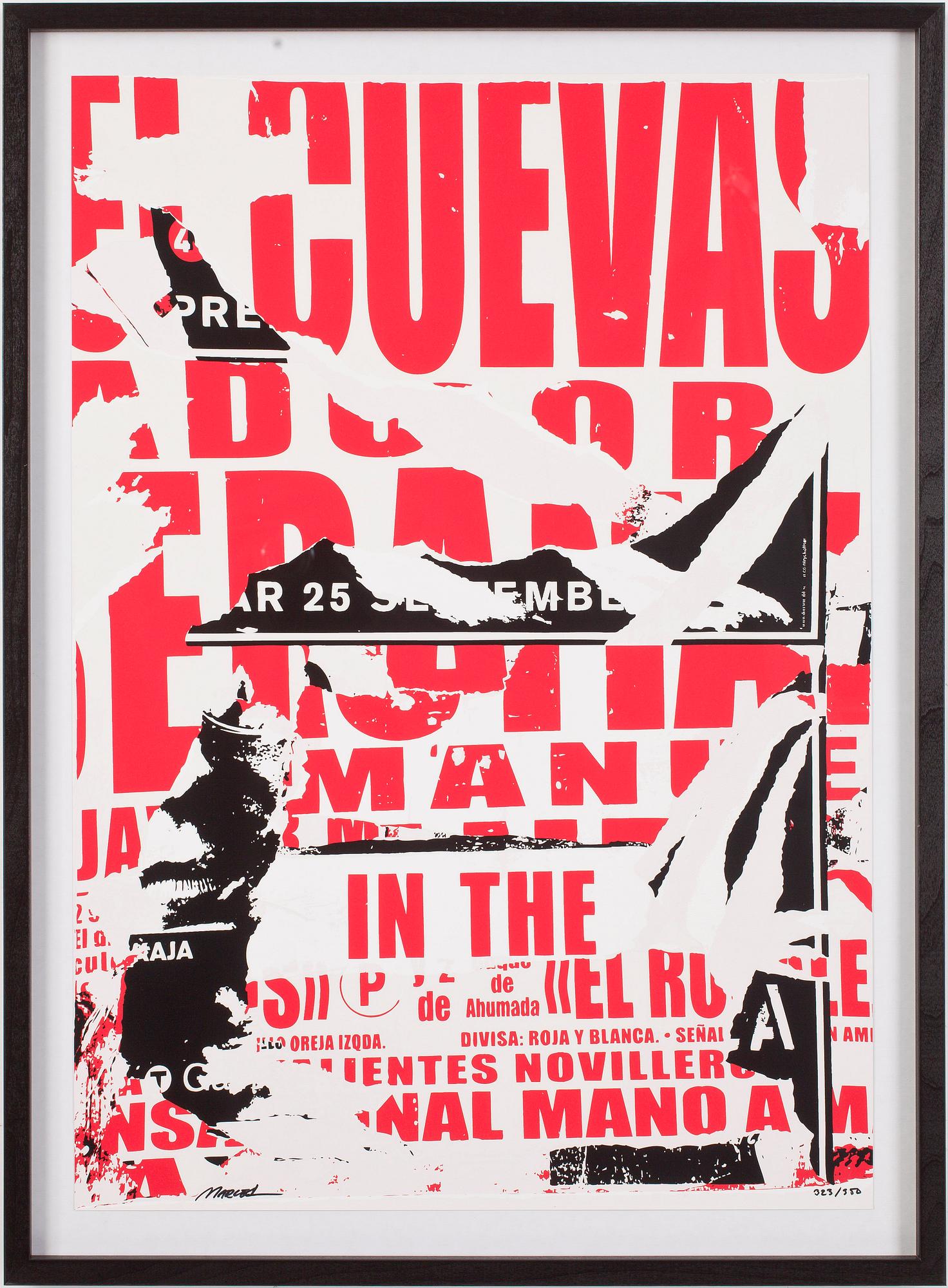 MARCEL STRÜWER, färgseriegrafi, signerad o numrerad 323/350.