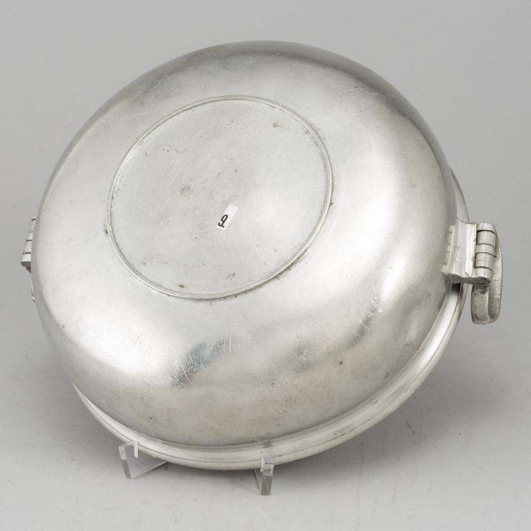 JOHAN PETTER FAGERSTRÖM, a pewter porrige bowl, Jalmar, 1821.