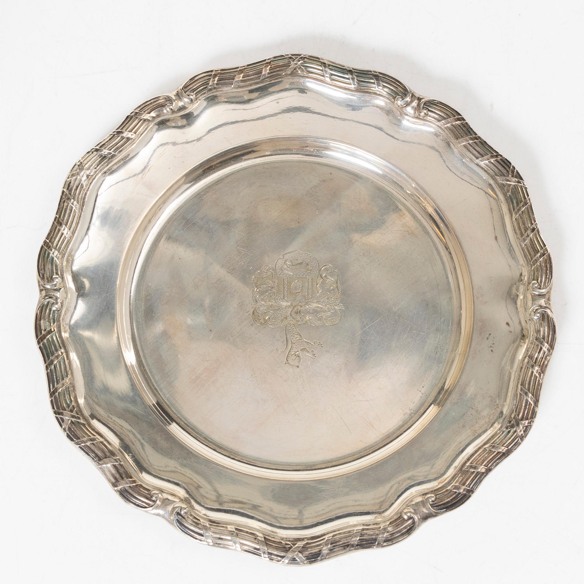 Silver, 5 delar, Sverige, 1800-1900-tal.