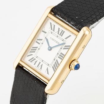Cartier, Tank Solo, wristwatch, 24,5 x 24,5 (31) mm.