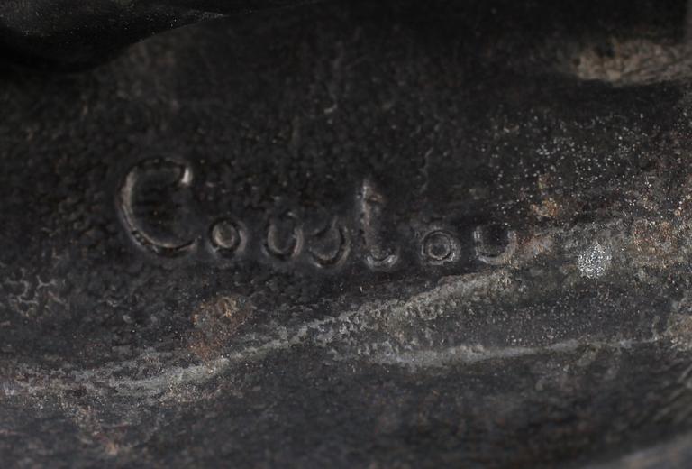 GUILLIAUME COUSTOU, efter, skulptur s k Marlyhäst, signerad, 1800-/1900-tal.