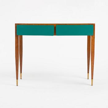 Gio Ponti, a vanity desk and chair, Giordano Chiesa or Cassina, for the Hotel Parco dei Principi, Rome, ca 1964.