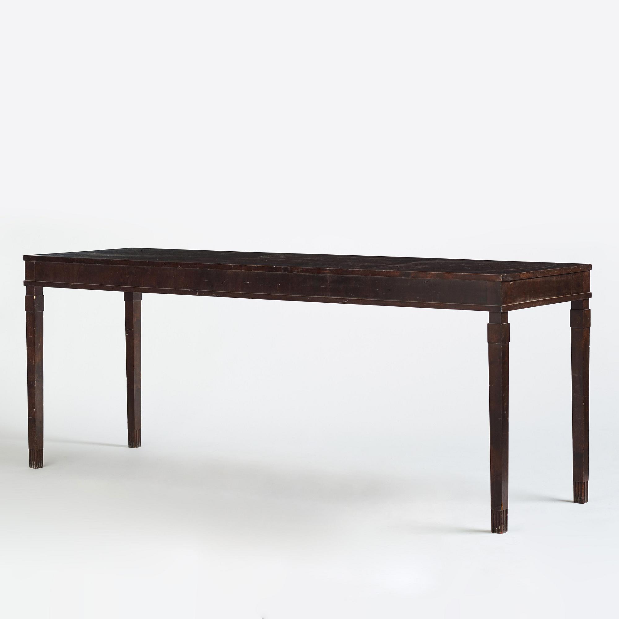 Carl Malmsten, tillskrivet, skrivbord, Svenska Möbelfabrikerna Bodafors, ca 1925, Swedish Grace, arkitekt Ivar Tengboms eget exemplar.
