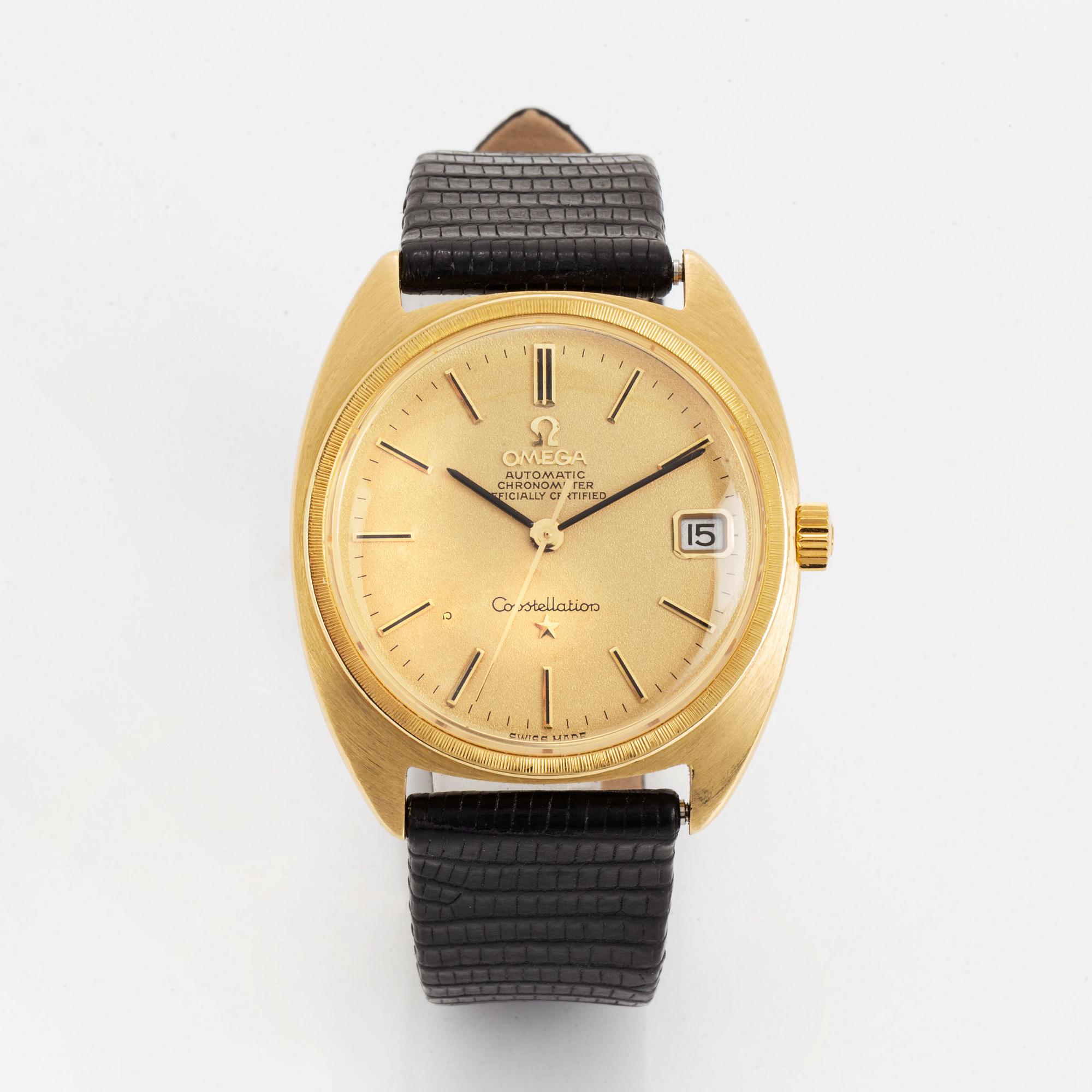 Omega, Constellation, "C", Chronometer, armbandsur, 34,5 mm.