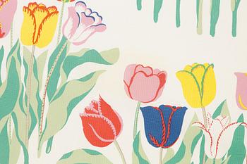 Josef Frank, a pair of 'Tulpaner' curtains, Firma Svenskt Tenn.