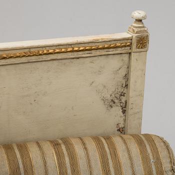 An early 19th century Gustavian sofa.