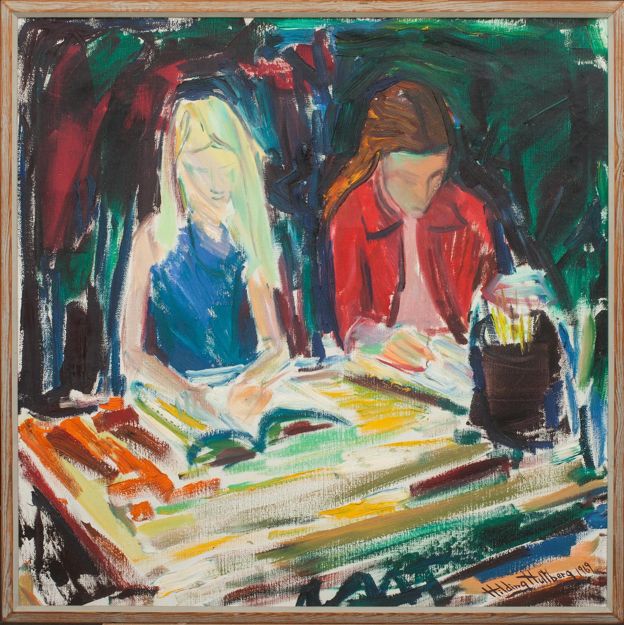 HILDING HULTBERG, olja på duk, signerad och daterad- 1969.
