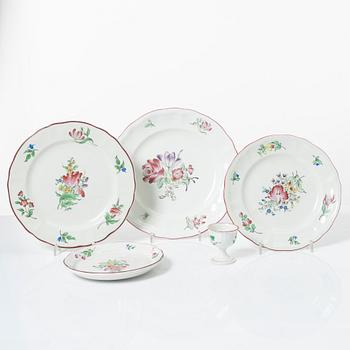 Servisdelar, 121 st, Lunéville, Frankrike, 1900-tal.