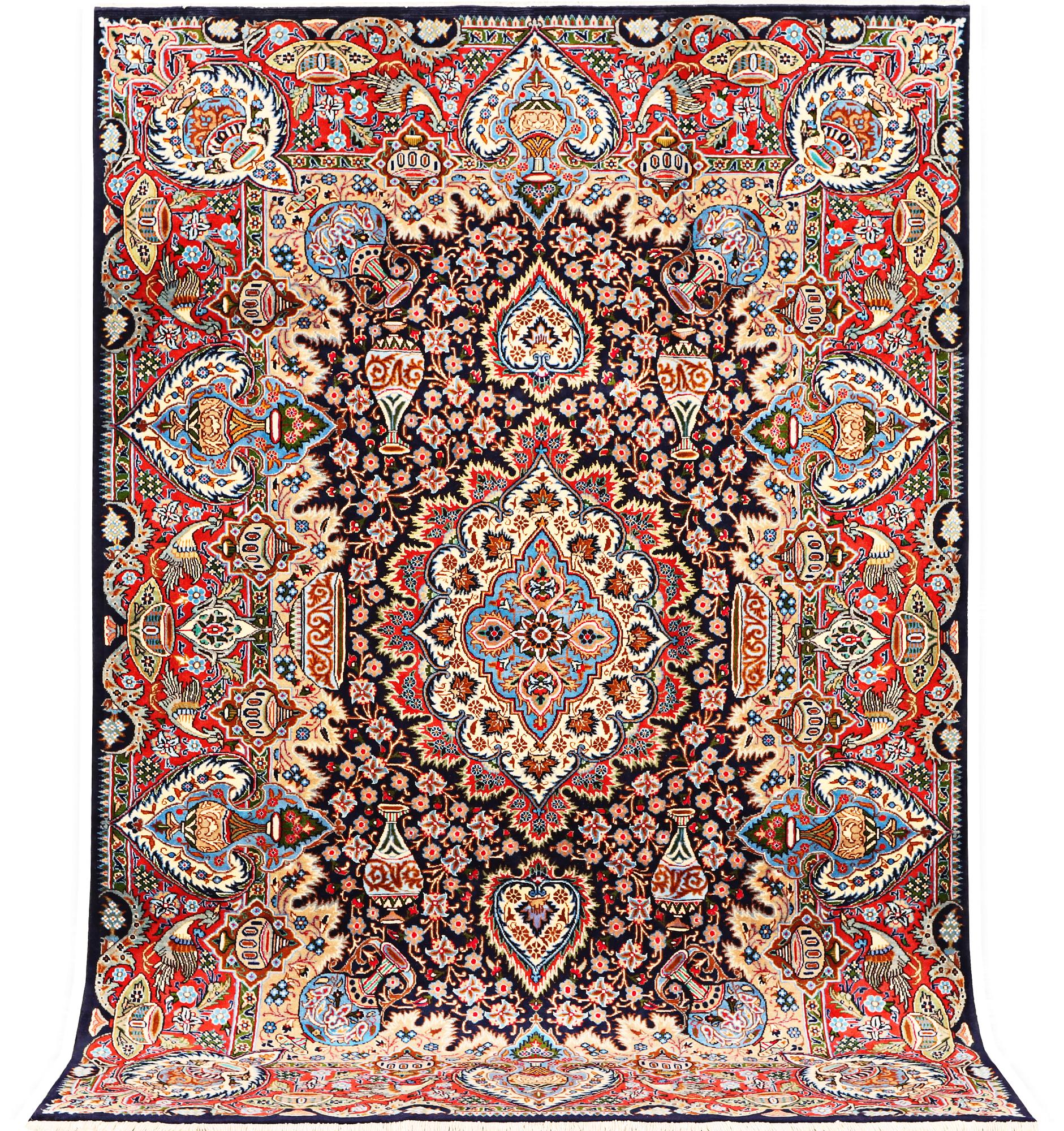 A Kashmar carpet, a. 300 x 200 cm.