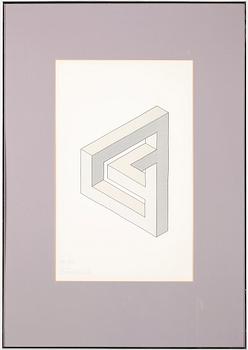 OSCAR REUTERSVÄRD, 2st, litografier, signerade, XII/XXX.