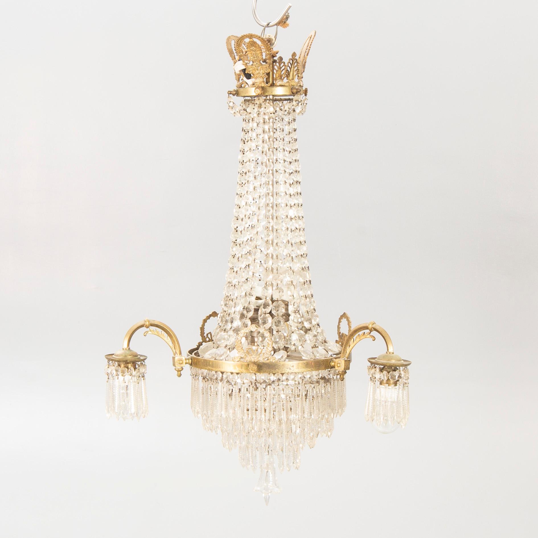 Taklampa omkring 1900.