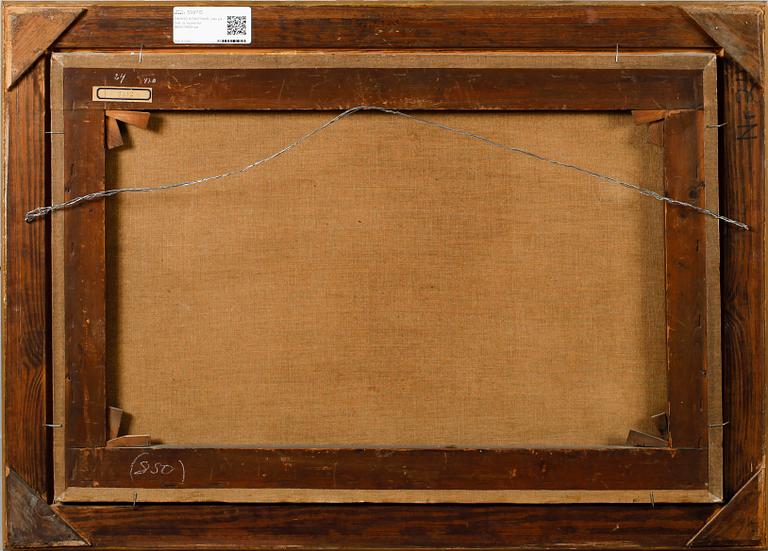 OKÄND KONSTNÄR, olja på duk, ej signerad, 1800/1900-tal.