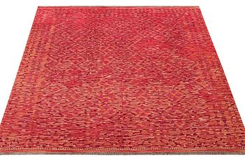An Afghan Kelim carpet, c. 200 x 199 cm.