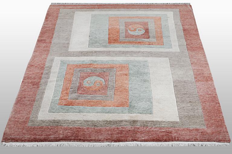 A carpet, Tibet, ca 282 x 197 cm.