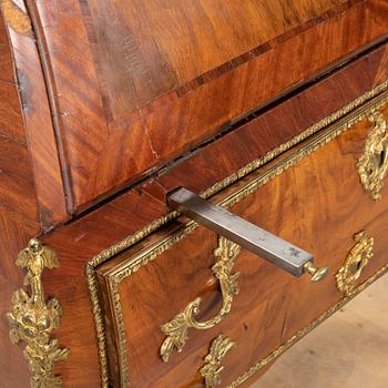 An 18th century Swedish Rococo  secretaire attributed to Christian Gotthard Wilkom (master in Stockholm 1763-65 (69).