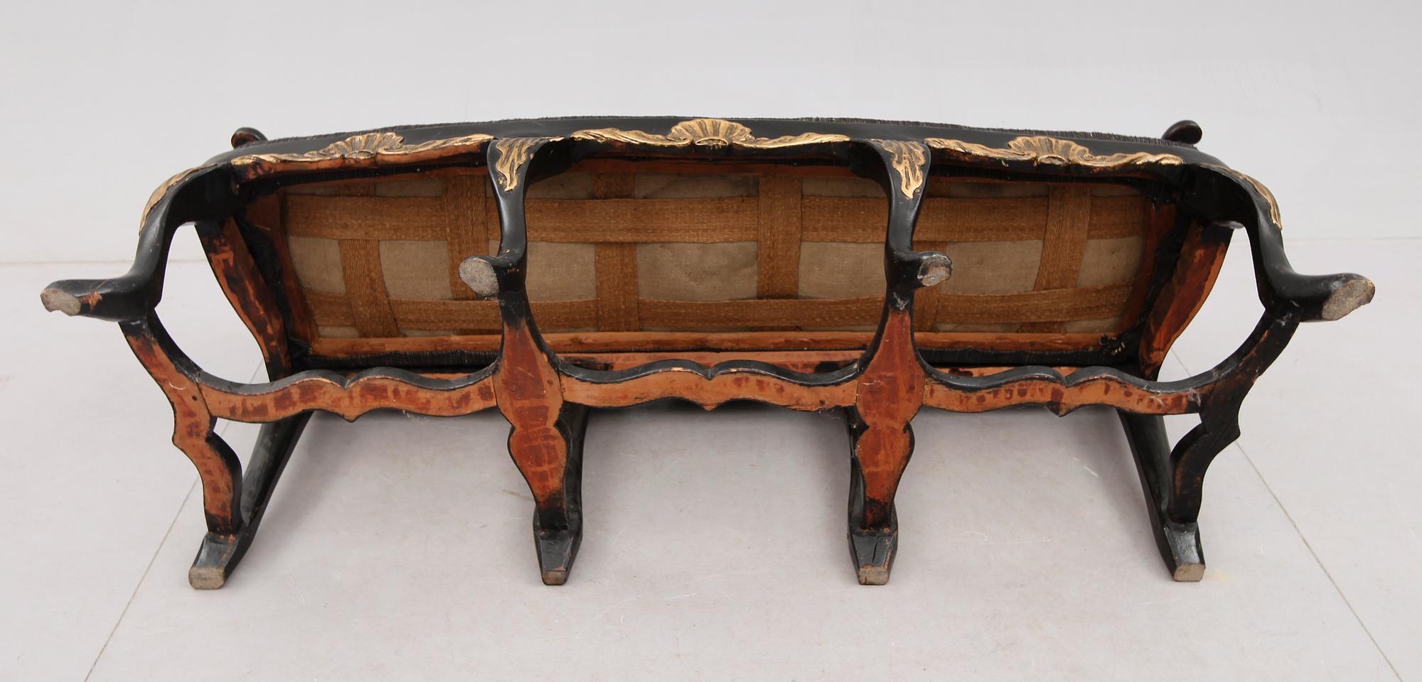 SOFFA, senbarock, 1700-tal.