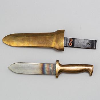 DYKARKNIV, mässing, C.E. Heinke & Co. Ltd., London, England.