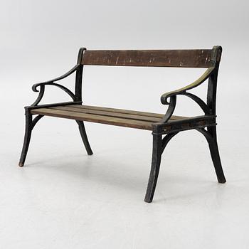 Garden sofa, Byarums bruk, 20th century.