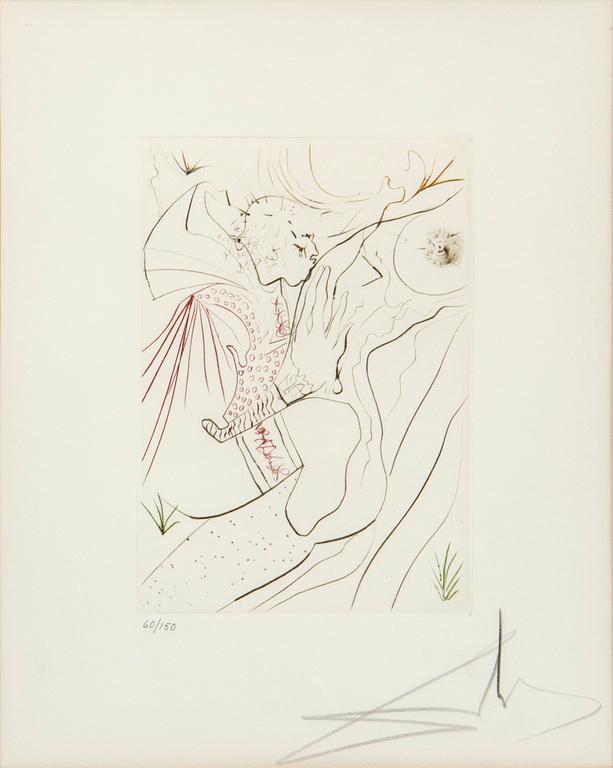 Salvador Dalí, “Le Peche partage” from “Le Décameron”.