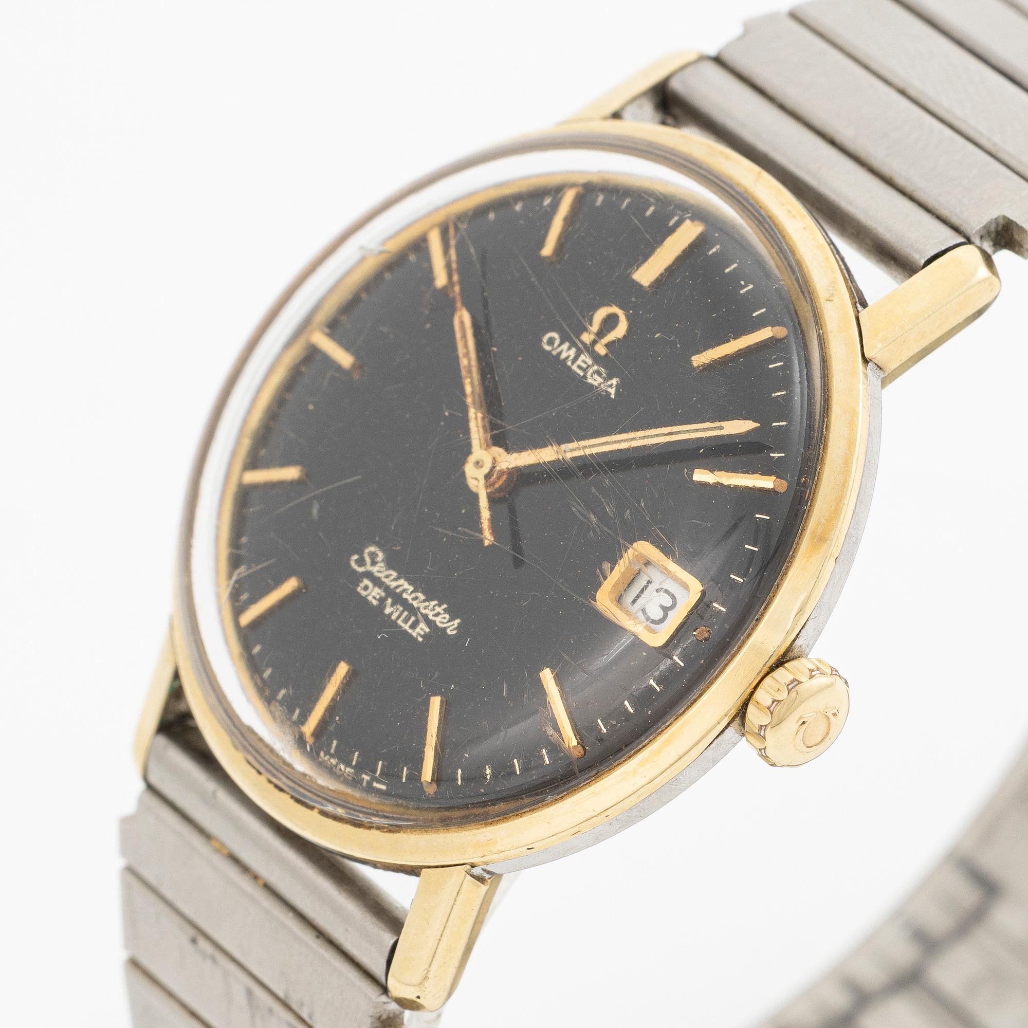 Omega, Seamaster, De Ville, "No reserve", armbandsur, 34 mm.