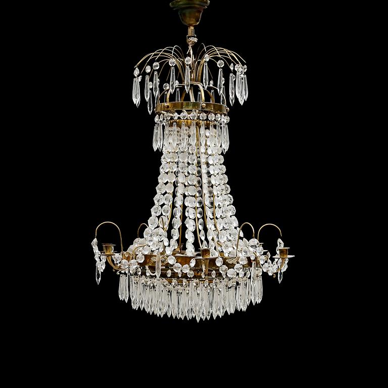 LJUSKRONA, 1900-talets mitt. Höjd 68 cm.