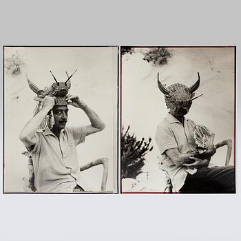 KARY LASCH, Two photographs of Salvador Dali.