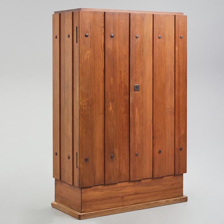 Axel Einar Hjorth, a stained pine 'Lovö' cabinet, Nordiska Kompaniet, 1930s.