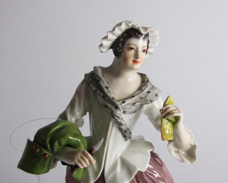 FIGURIN, porslin, Meissen, 18/1900-tal.