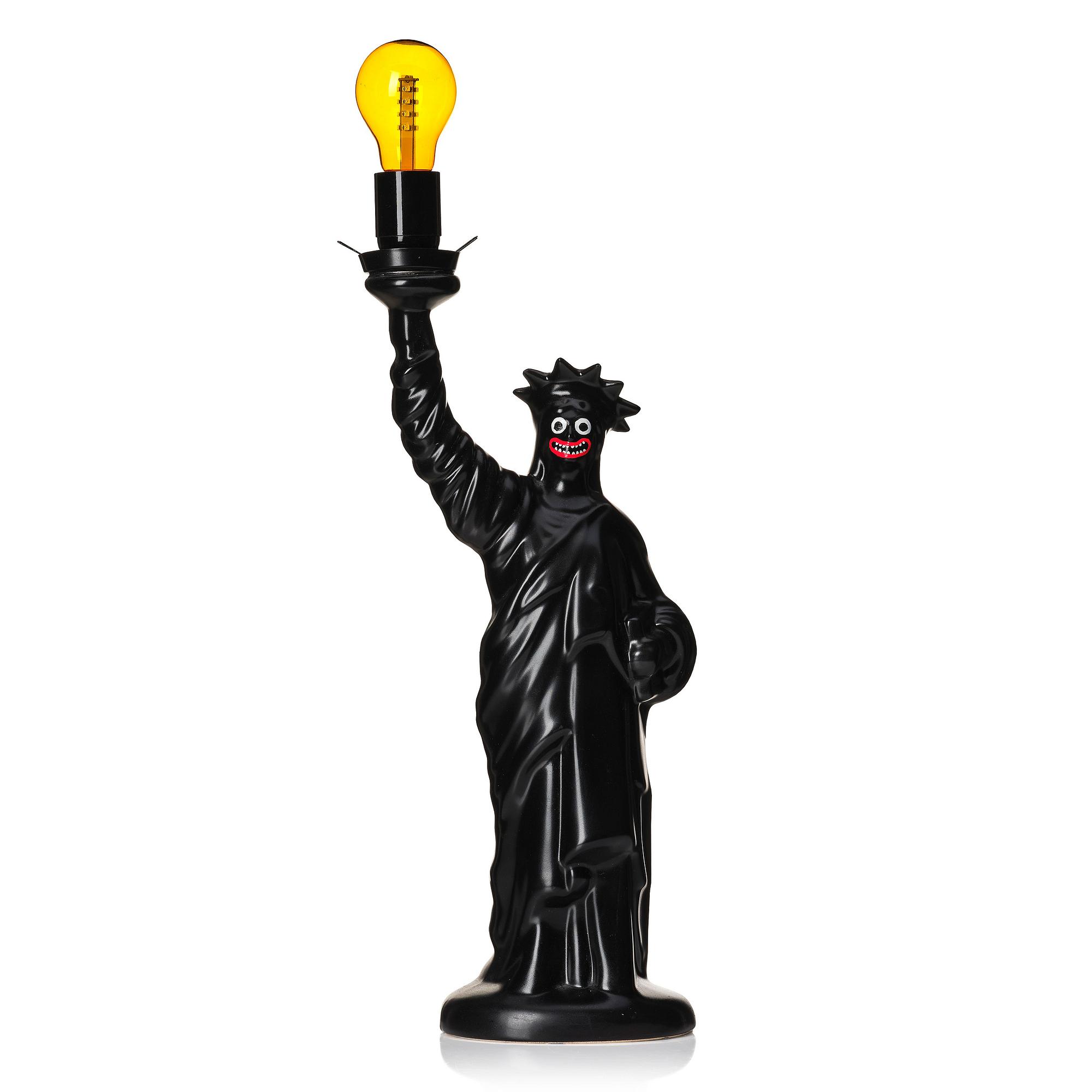 Makode Linde, skulptur / bordslampa "Frihetsgudinnan", 2000-tal.