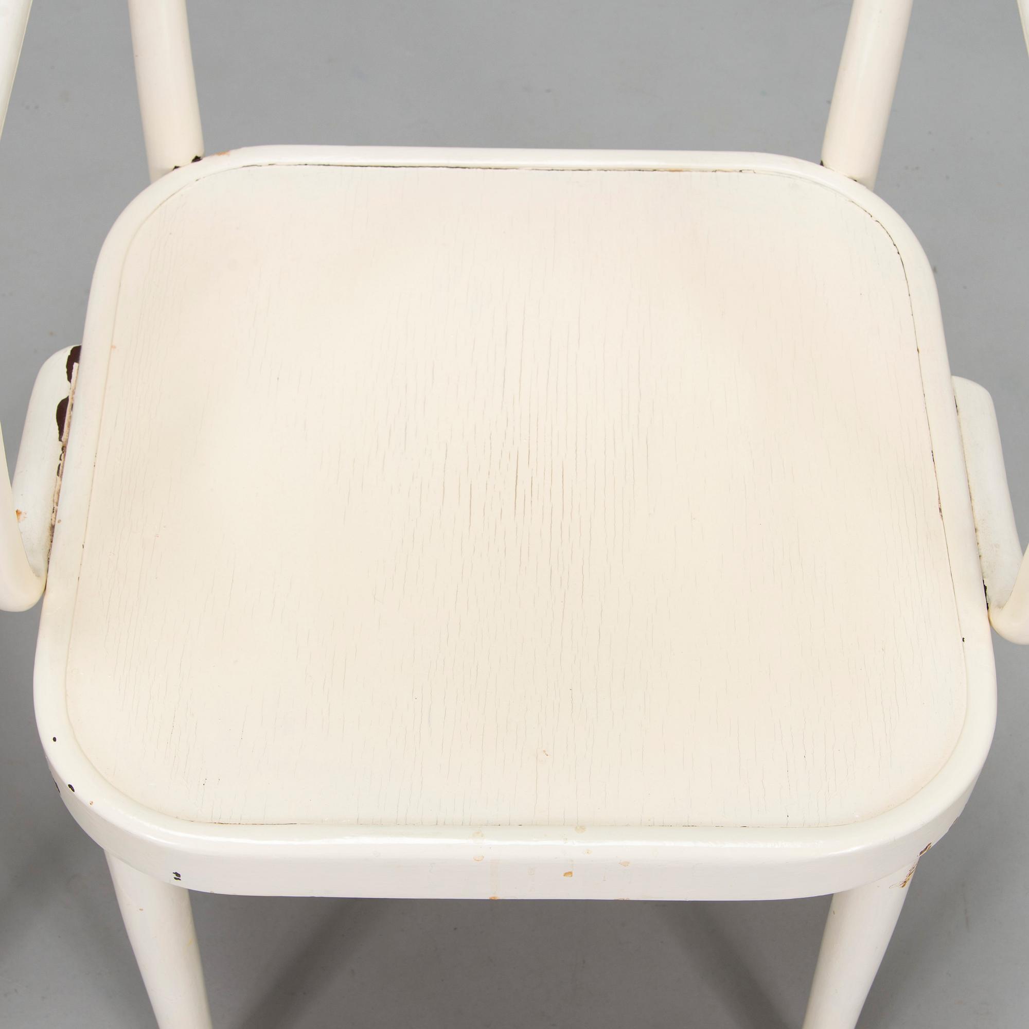 Josef Hoffmann, karmstolar, ett par, Thonet, 1900-talets första hälft.