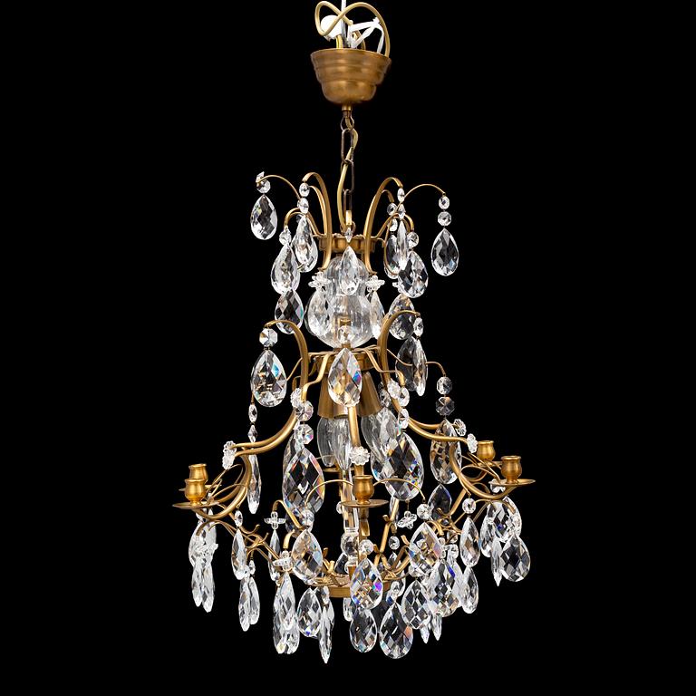 A late 20th century chandelier.