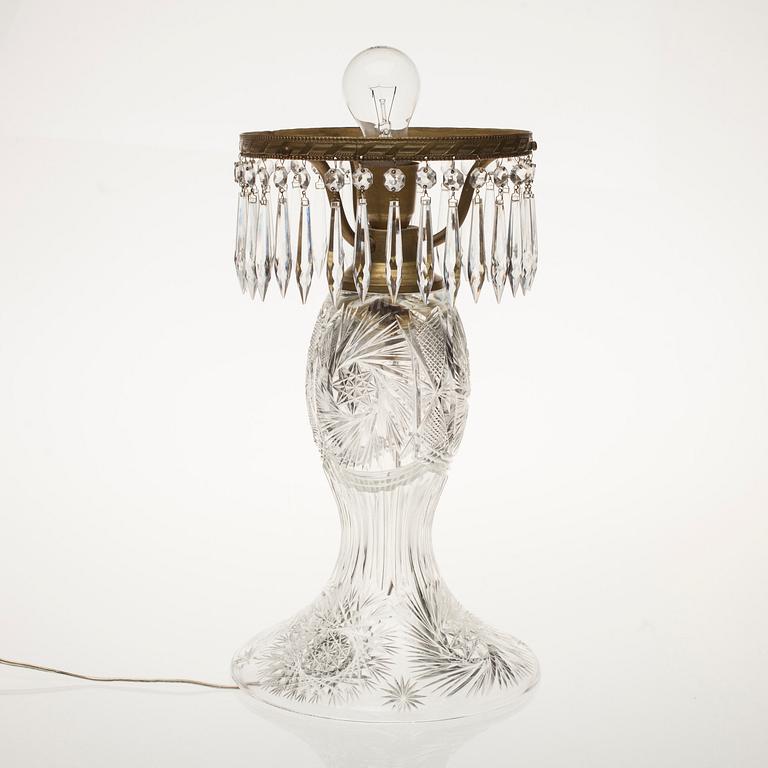 BORDSLAMPA, 1900-talets senare hälft.