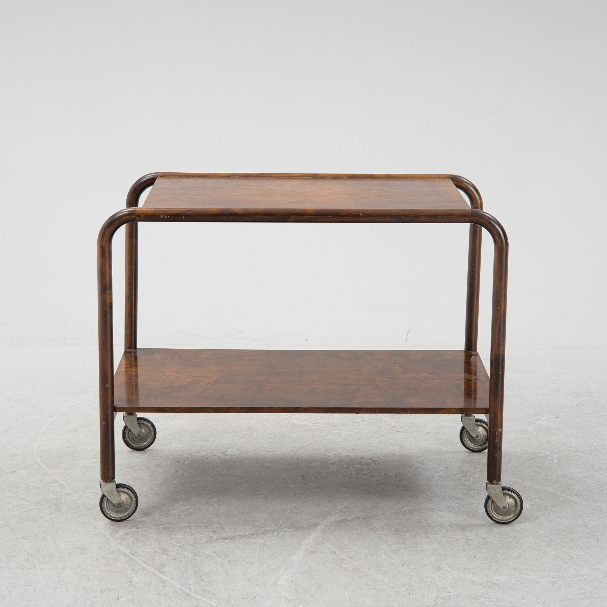 Serveringsvagn, funkis, 1930-tal.