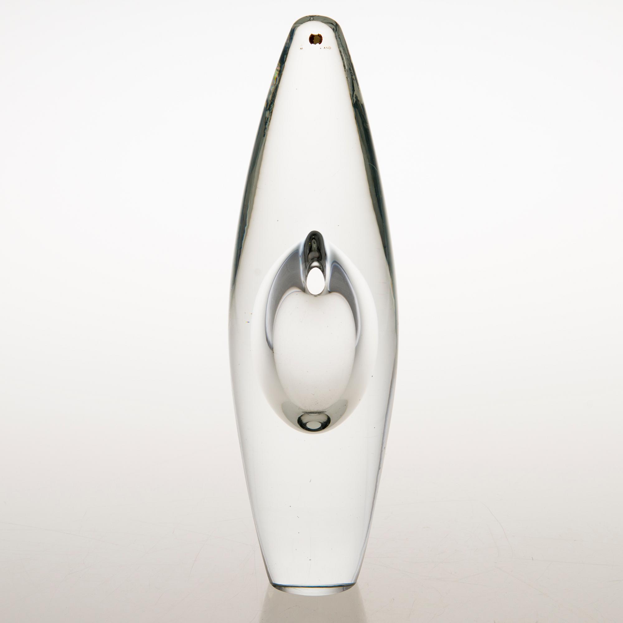 TIMO SARPANEVA, An "Orchid" glass vase, signed Timo Sarpaneva 3568.