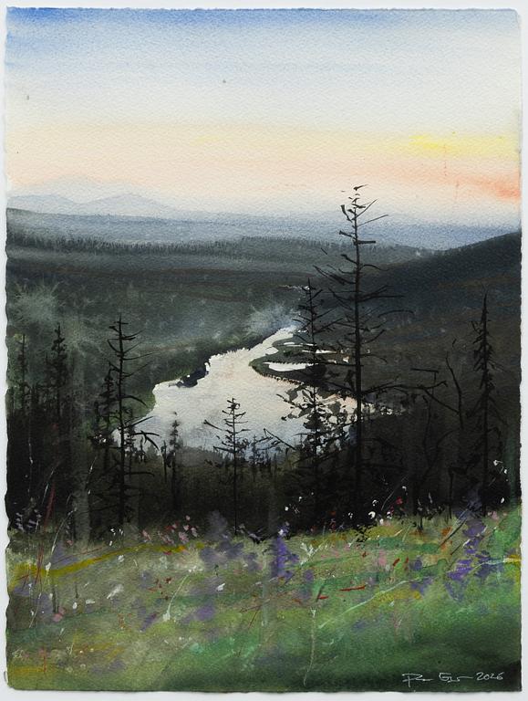 Peter Eugén, View over Åresjön.